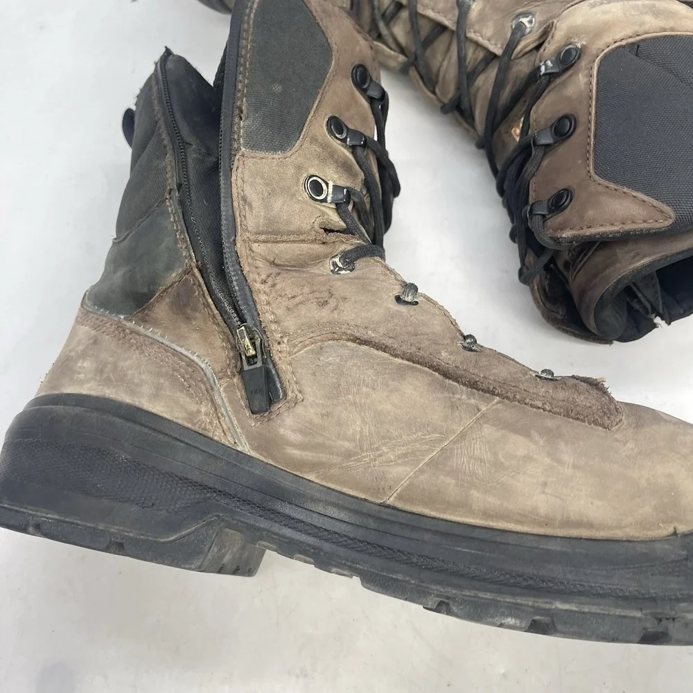 Red Wing Boots Mens 12 D Brown Outdoor Workwear Lace Up Hiking 3519
